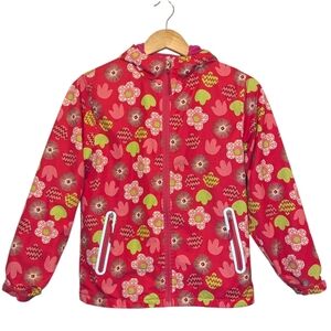 Top & Sky Kid's Colorful Patterned Hooded Lightweight Jacket Size XL